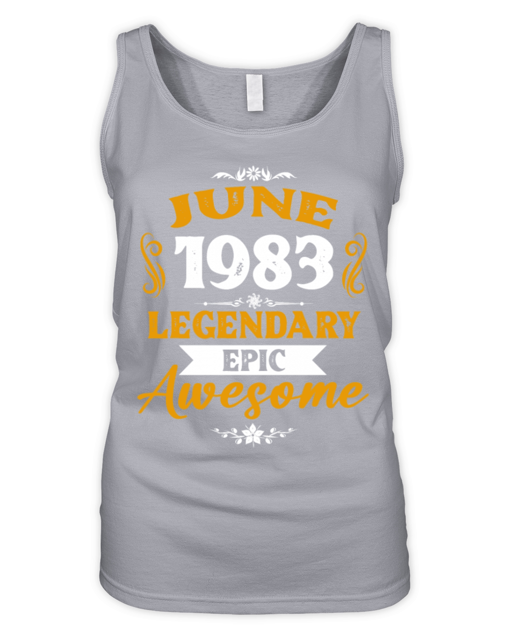 June 1983 Legendary Birthday Present Organic Women's Tank Top