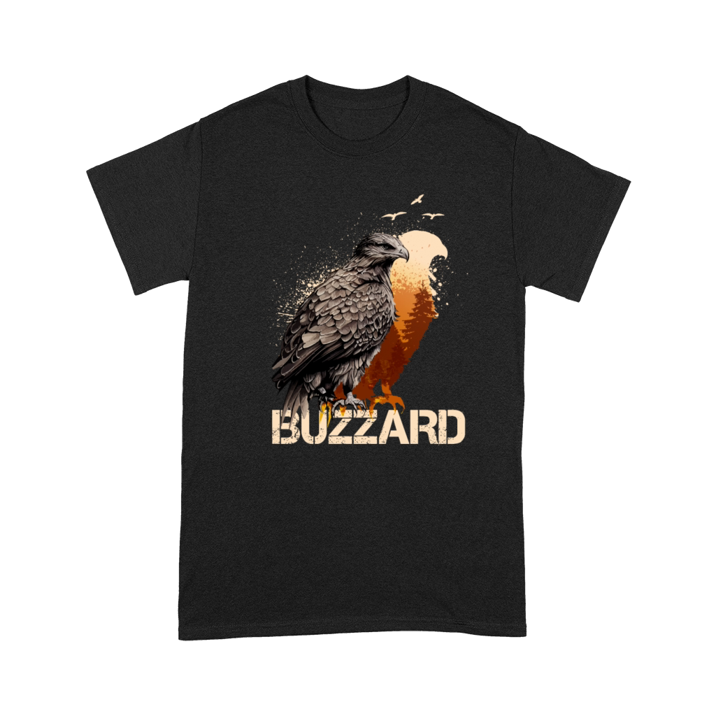 Buzzard Scavenger Vulture Bird Vintage Forest Premium T-shirt