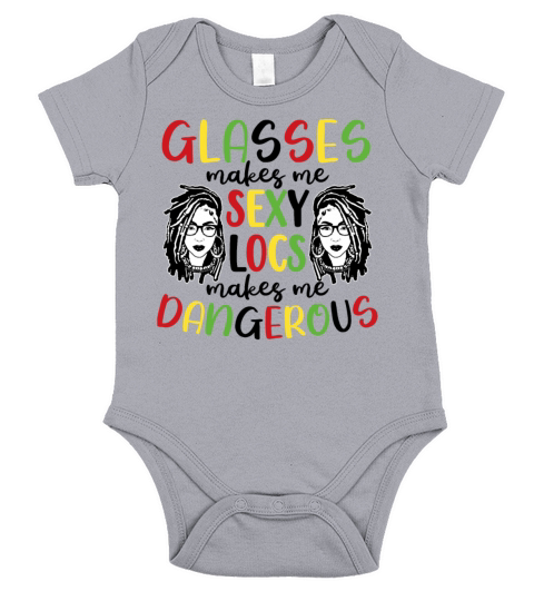 Its the Locs For Me - Afro Hair Black American Short Sleeve Baby One-Piece