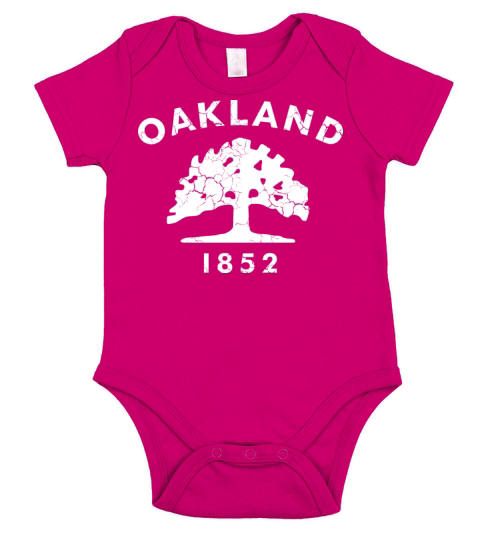 Oakland Flag California Home Family Short Sleeve Baby One-Piece
