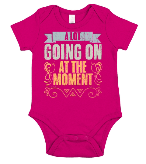 Vintage A Lot Going On At The Moment Introvert Short Sleeve Baby One-Piece