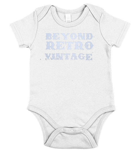 vintage retro sign Short Sleeve Baby One-Piece