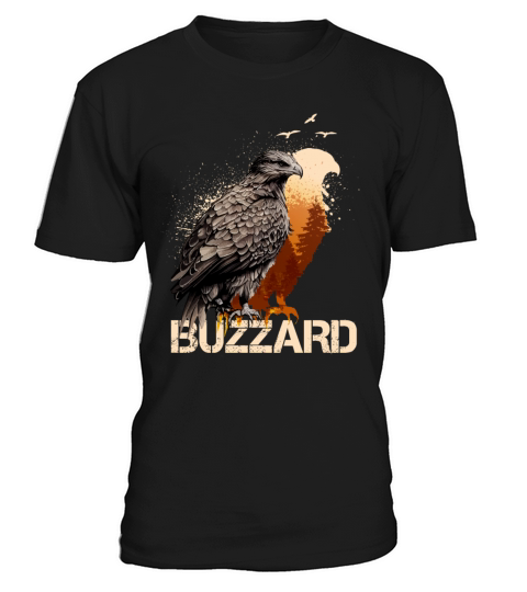 Buzzard Scavenger Vulture Bird Vintage Forest T-Shirt Unisex
