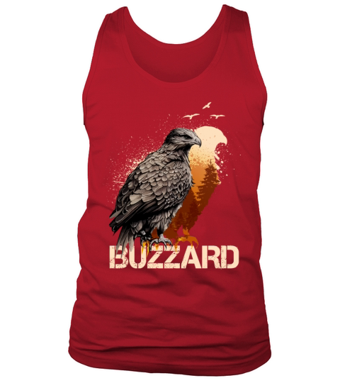Buzzard Scavenger Vulture Bird Vintage Forest Tank Top Unisex