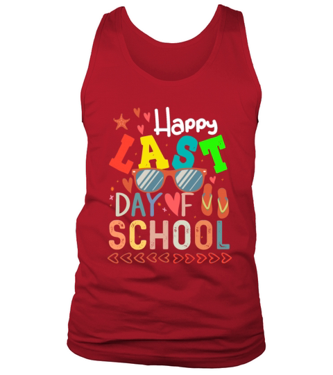 Last Day Of School Summer Boys Girls T-Shirt Tank Top Unisex