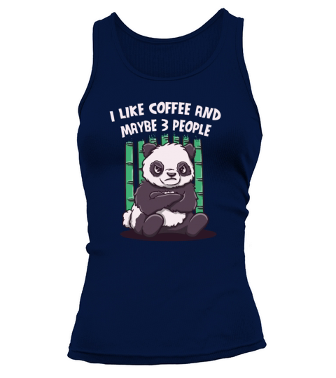 I Like Coffee and Maybe 3 People Sarcastic Introve Tank top Woman