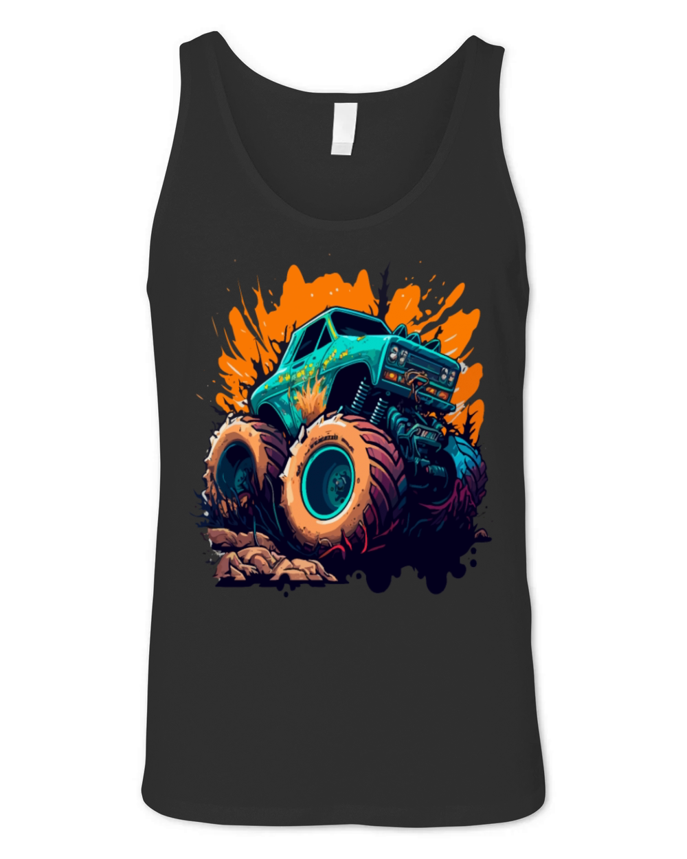 Monster Truck Madness Unisex Jersey Tank