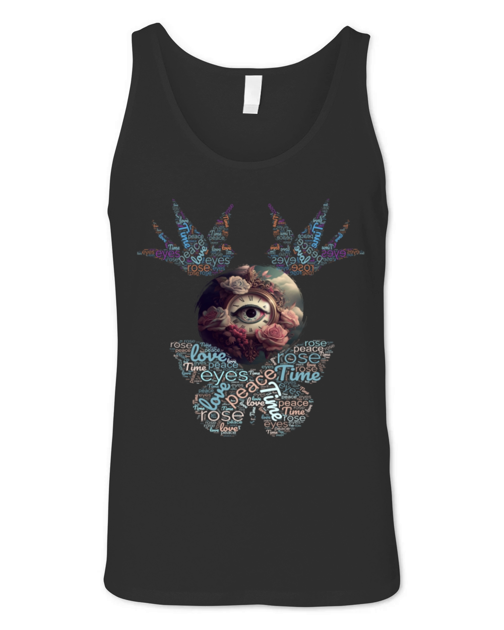 peace love eyes easter optician life night time Unisex Jersey Tank