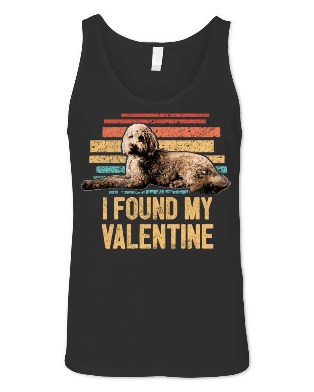 Retro Goldendoodle Dog Mom Doodle Dad Vintage Dog Unisex Jersey Tank