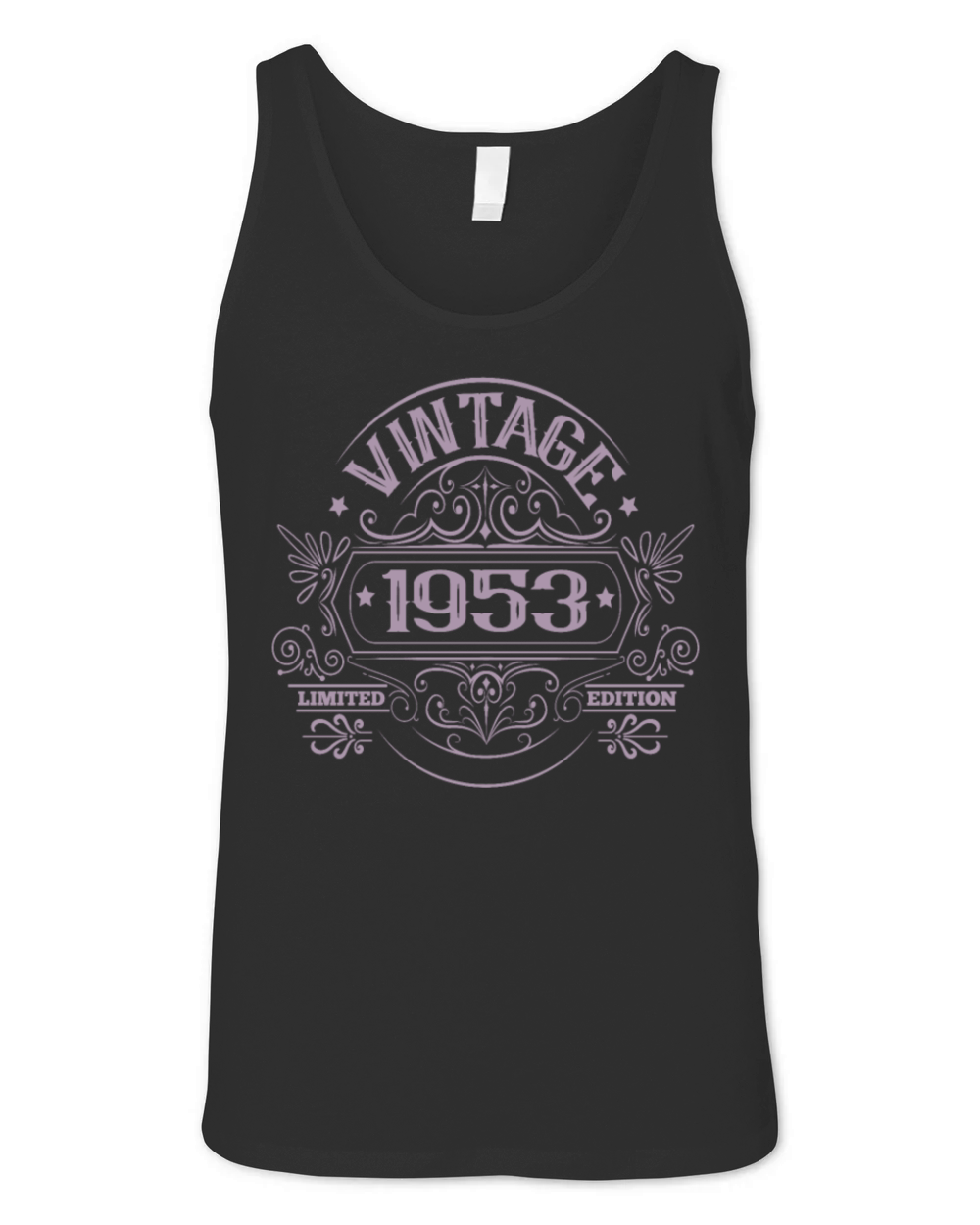 Vintage 1953 Birthday Sayings Unisex Jersey Tank
