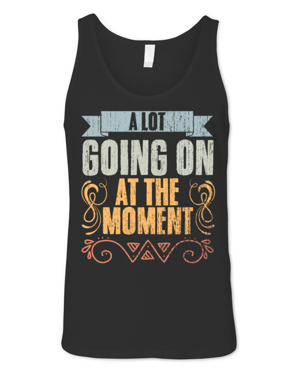 Vintage A Lot Going On At The Moment Introvert Unisex Jersey Tank