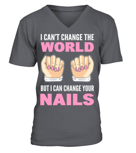 Nail Beauty Salon Manicurist V-Neck T-shirt