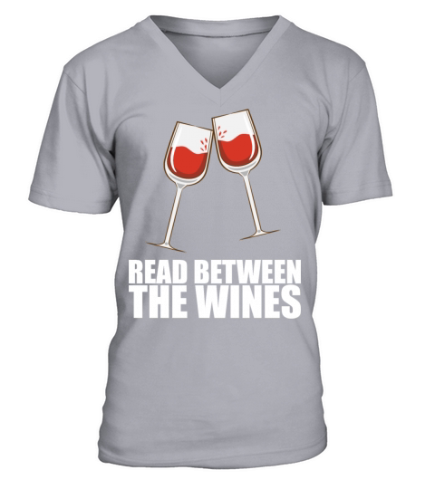 Read Between The Wines V-Neck T-shirt