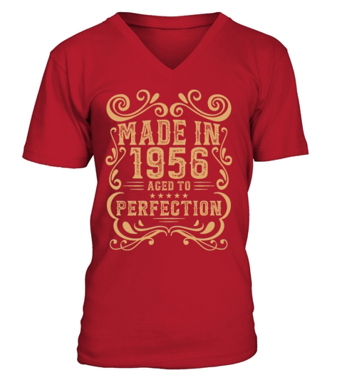 Vintage 1956 Aged to Perfection V-Neck T-shirt