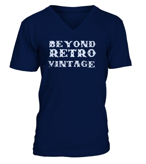 vintage retro sign V-Neck T-shirt