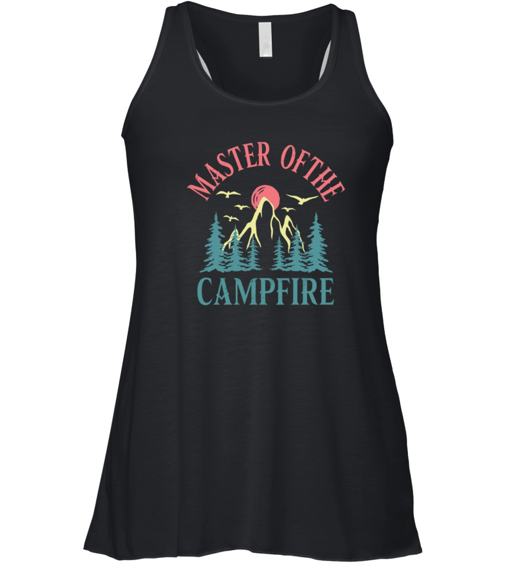 Camping Master Of The Campfire Camper Women's Flowy Tank Top