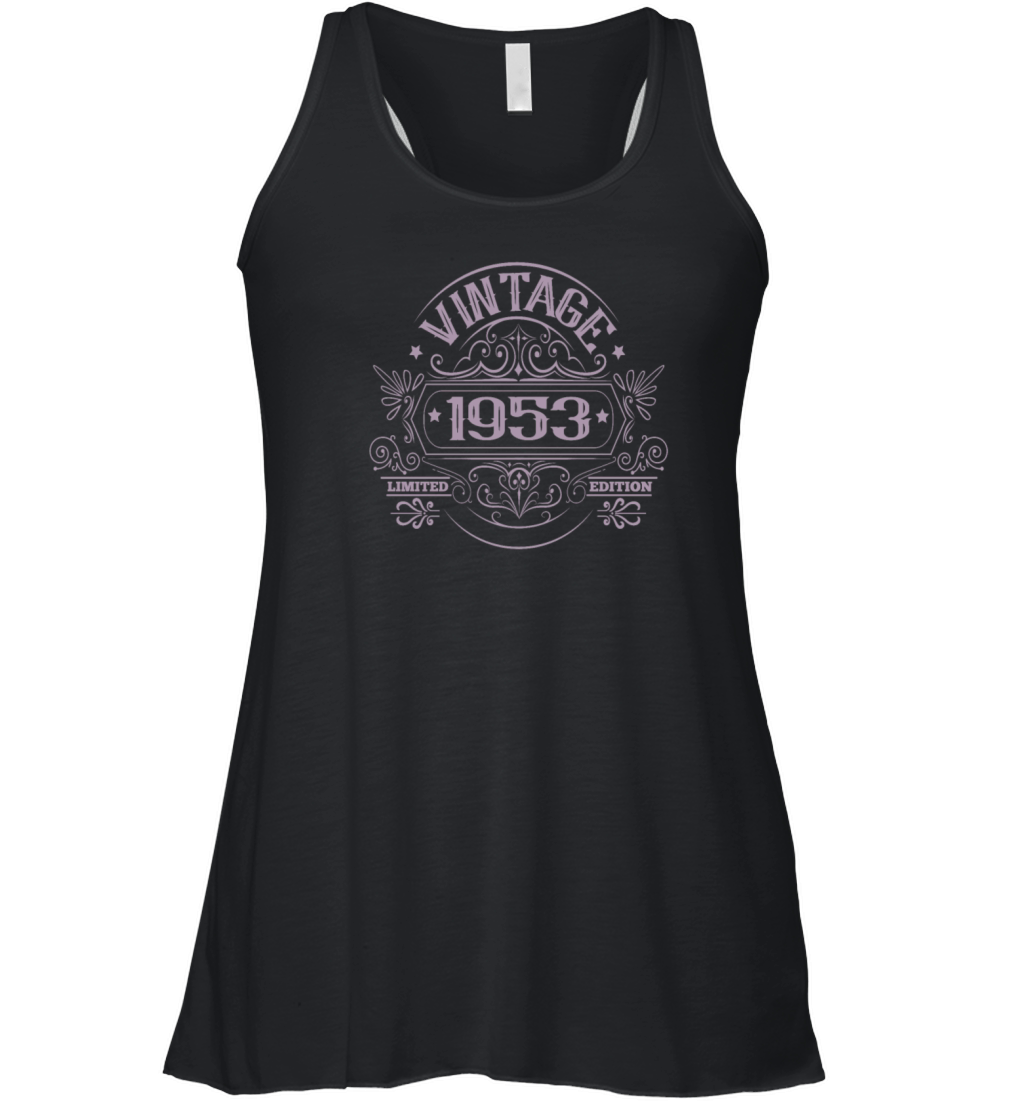 Vintage 1953 Birthday Sayings Women's Flowy Tank Top