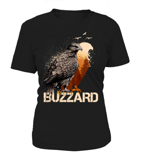 Buzzard Scavenger Vulture Bird Vintage Forest Women's T-Shirt