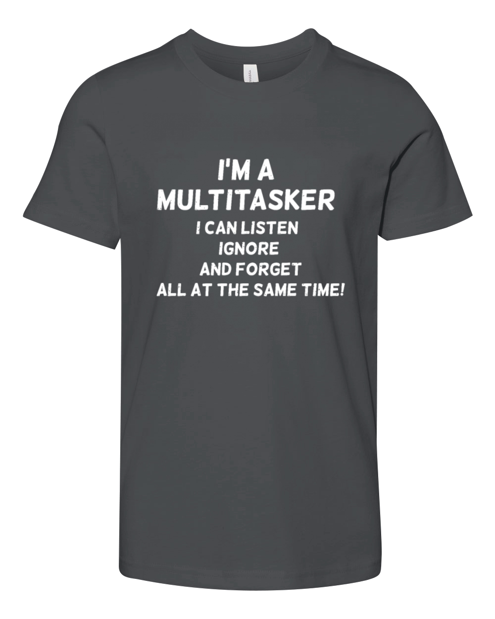 Im A MULTITASKER I CAN LISTEN Youth Unisex Jersey Tee