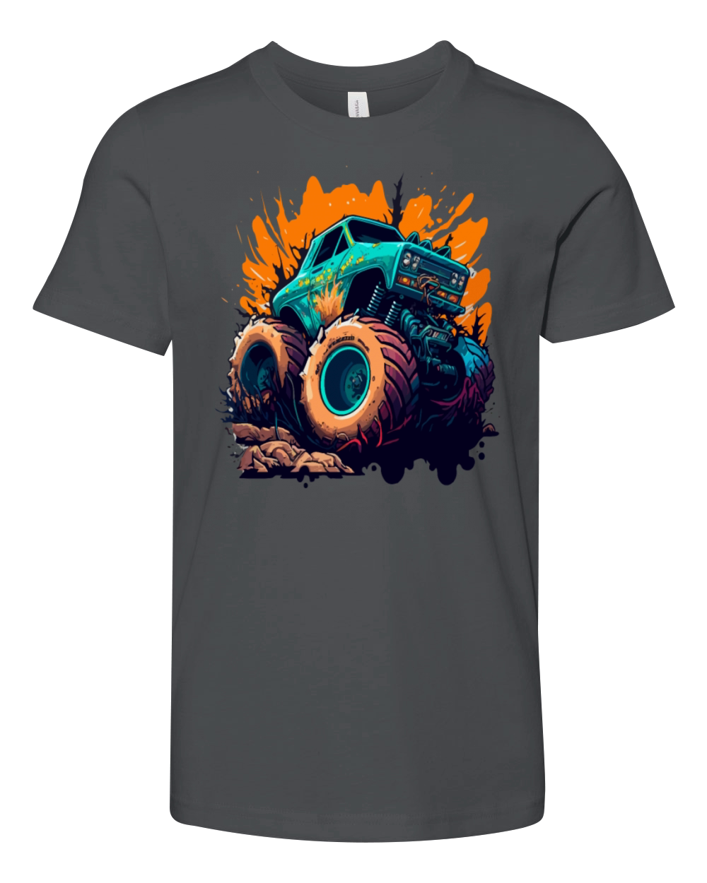Monster Truck Madness Youth Unisex Jersey Tee