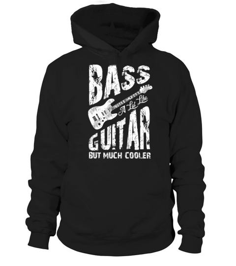 Vintage Distressed Bass A Lot Like Guitar But Hoodie Unisex