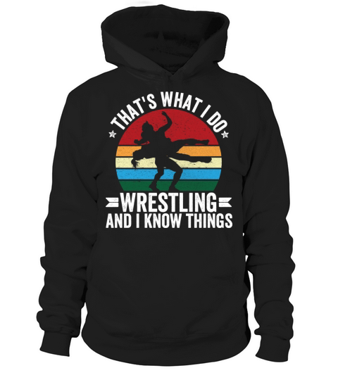 Vintage Wrestling Girl Funny Quote Hoodie Unisex
