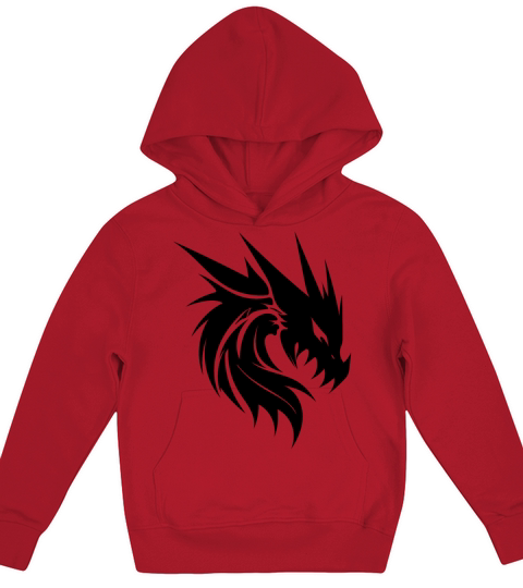 Evil Vintager Dragon In Tattoo Scale Dress Kids Hoodie