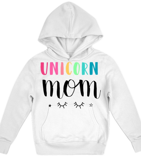 Mom Quotes With Unicorn Design Kids Hoodie