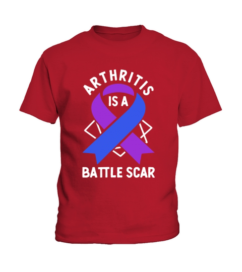 Arthritis Is A Battle Scar Rheumatoid Arthritis Kids T-Shirt
