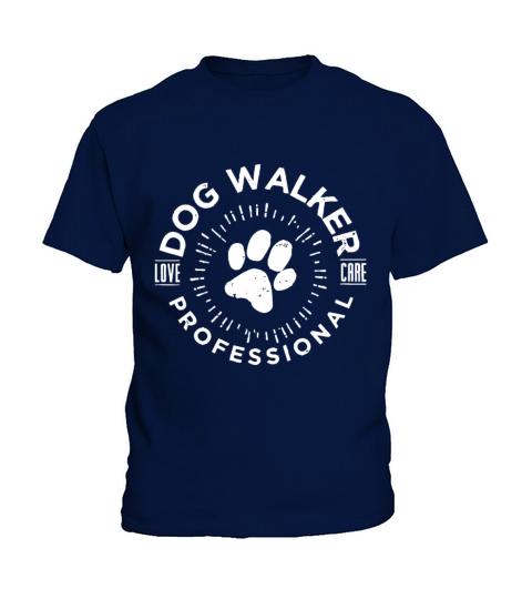 Professional Dog Walkerlove dog walkcute dog walkd Kids T-Shirt