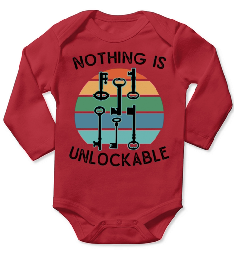 Locksmith Nothing Is Unlockable Pick Tools Long Sleeve Baby One-Piece