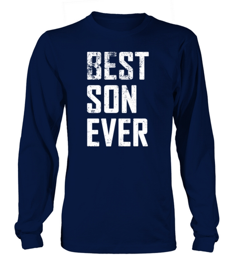 Best Son Ever Funny Vintage Father Day Long sleeved Unisex