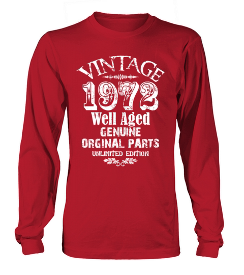 Vintage 1972 Long sleeved Unisex