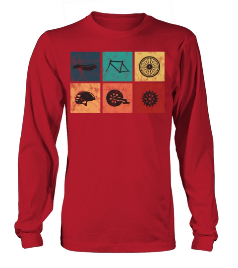 Vintage Bicycle Parts Long sleeved Unisex