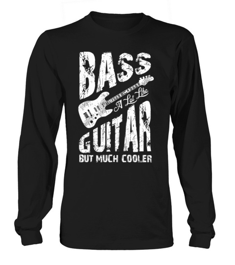 Vintage Distressed Bass A Lot Like Guitar But Long sleeved Unisex