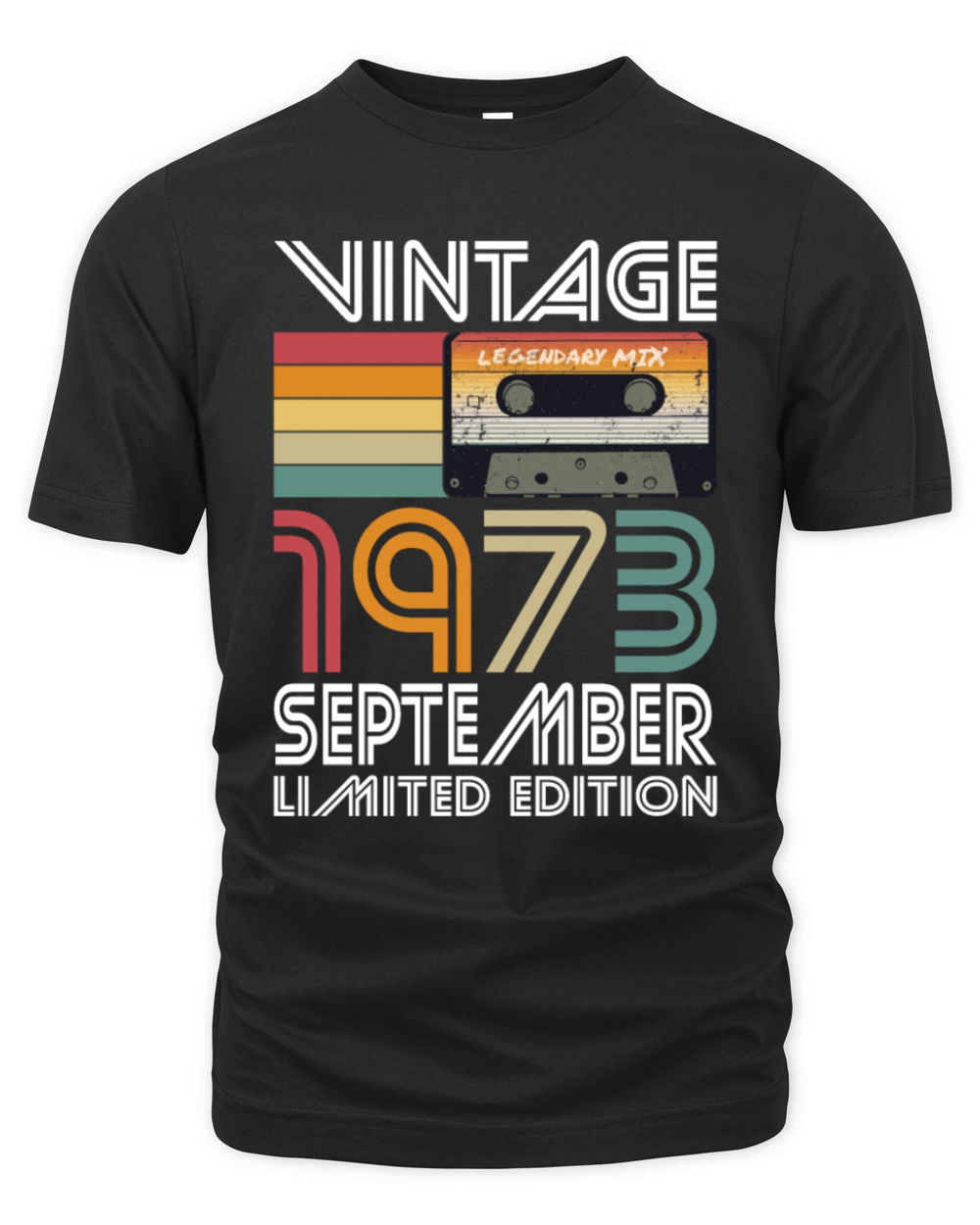 50th birthday september 1973 vintage 1973 Organic Unisex T-shirt