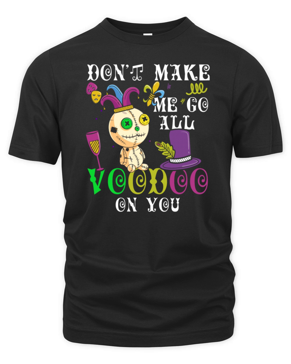 Carnival New Orleans Fool Organic Unisex T-shirt