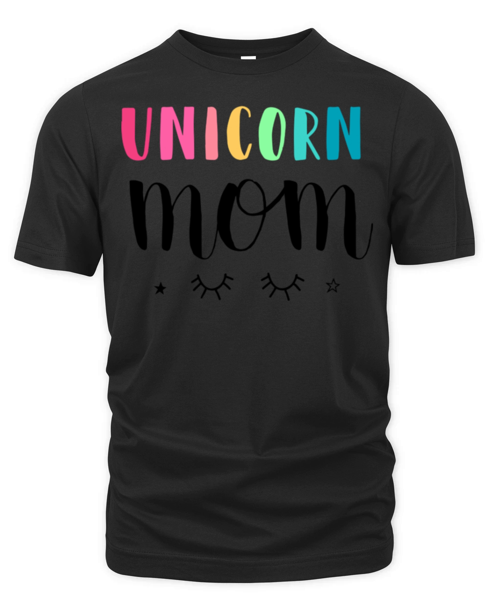 Mom Quotes With Unicorn Design Organic Unisex T-shirt