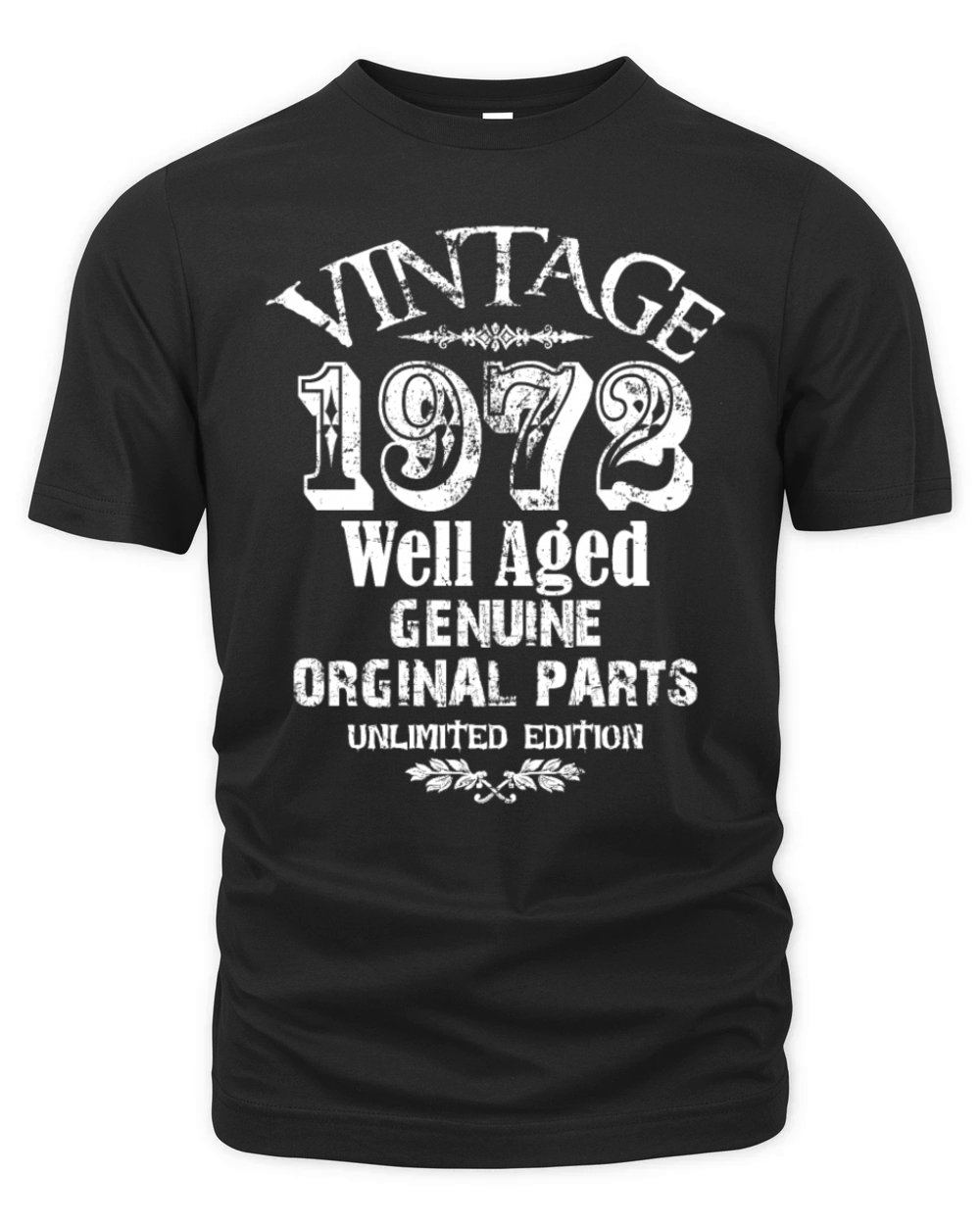 Vintage 1972 Organic Unisex T-shirt