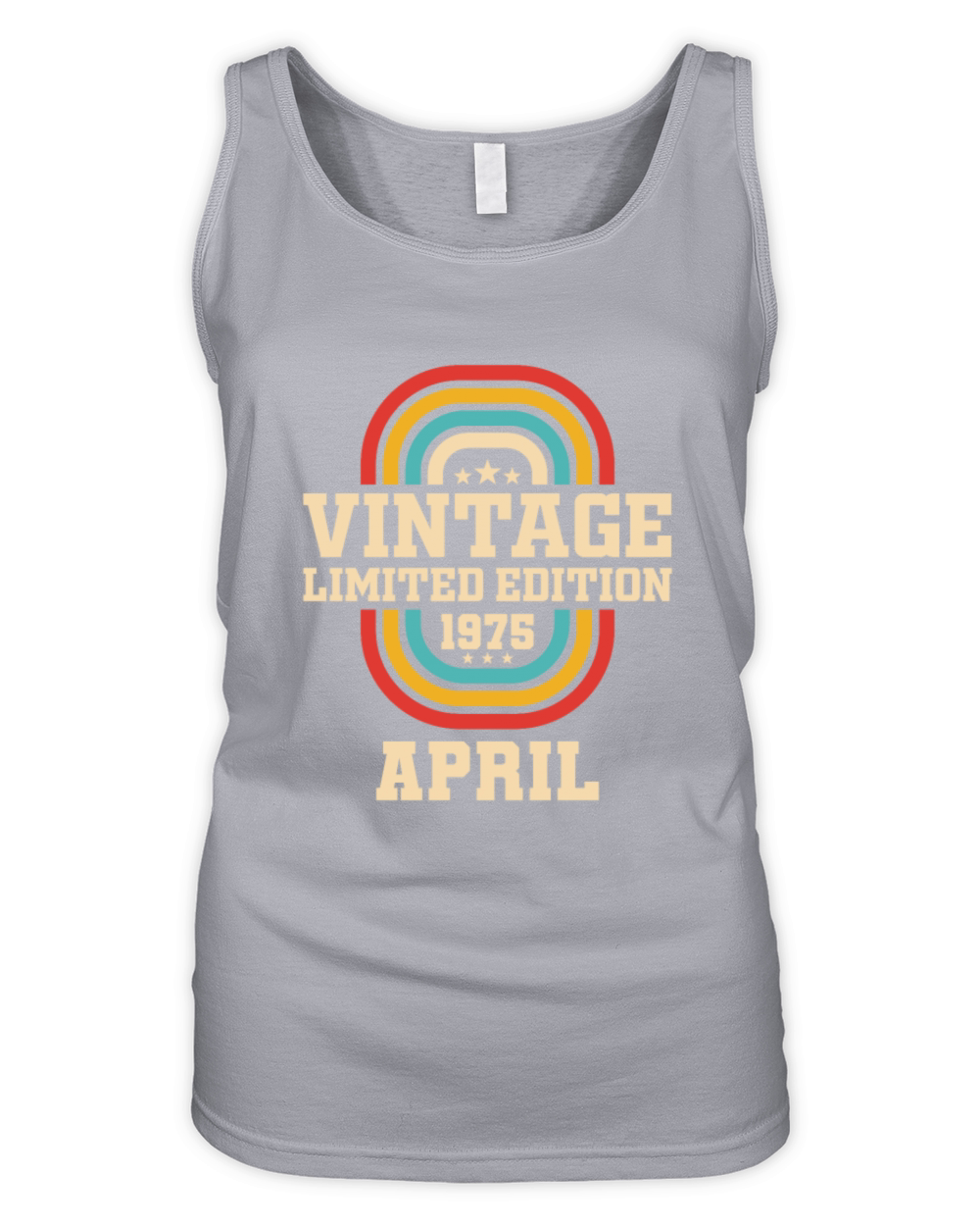 48th birthday April vintage 1975 vintage Organic Women's Tank Top