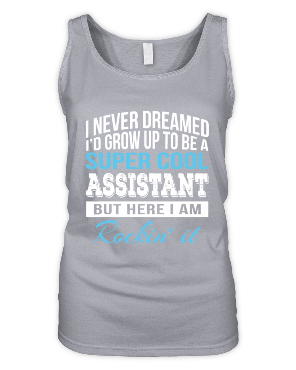 Funny Assistant Gift Admin Organic Women's Tank Top