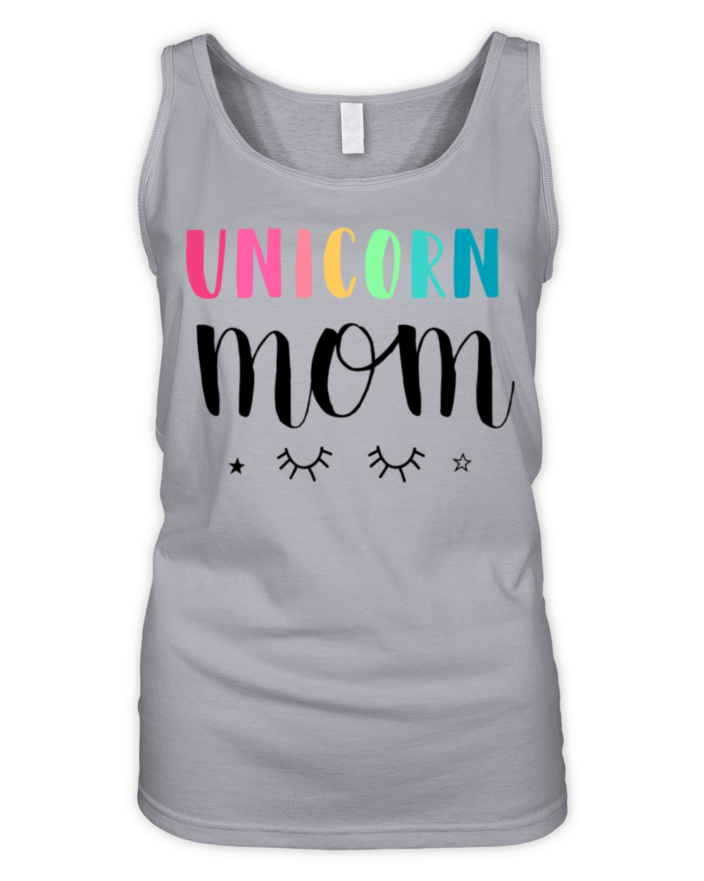 Mom Quotes With Unicorn Design Organic Women's Tank Top