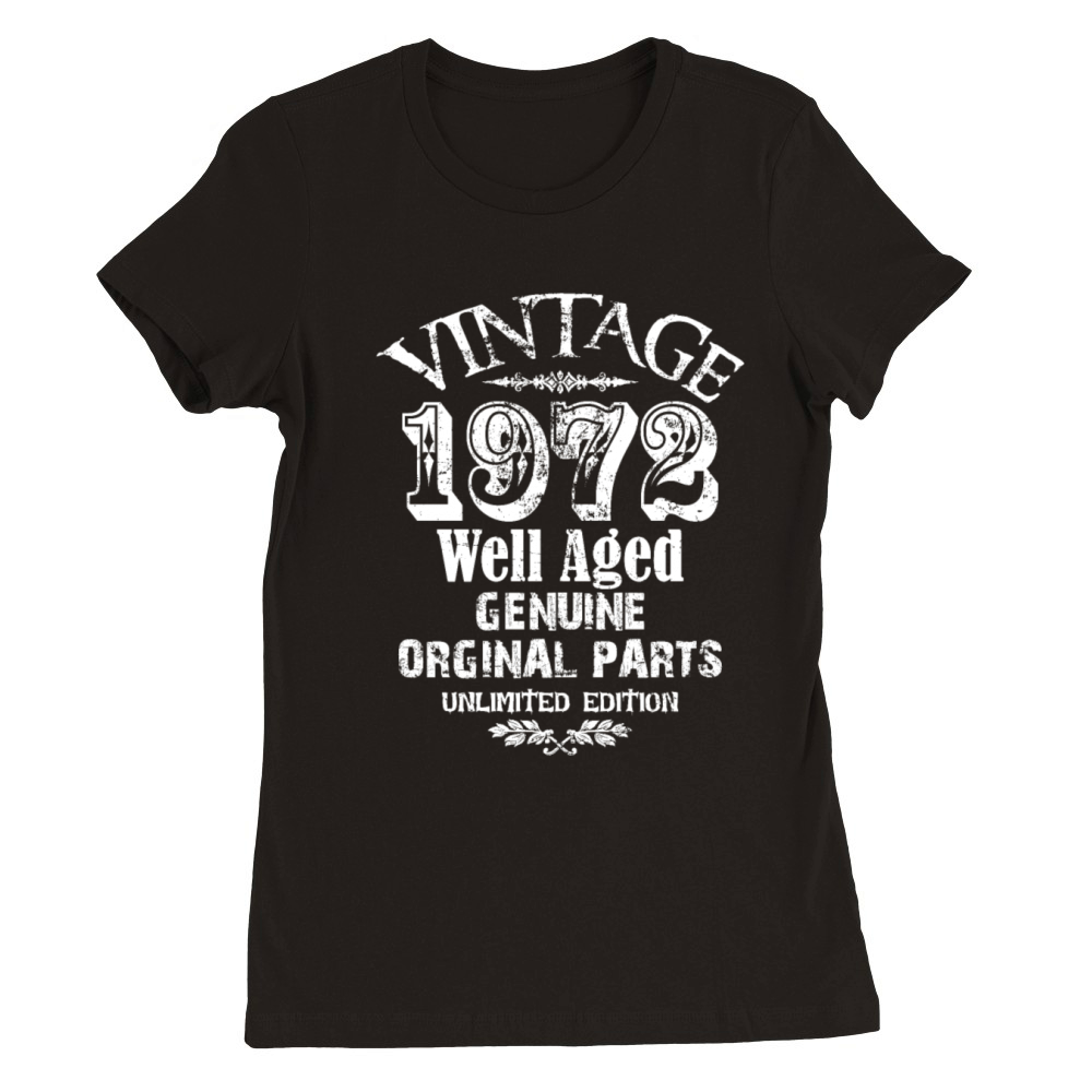 Vintage 1972 Premium Womens Crewneck T-shirt