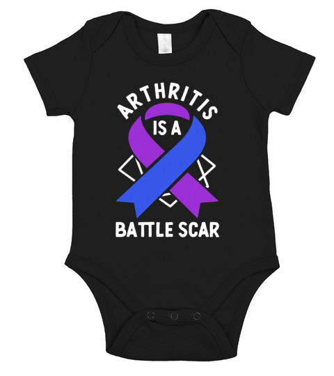 Arthritis Is A Battle Scar Rheumatoid Arthritis Short Sleeve Baby One-Piece