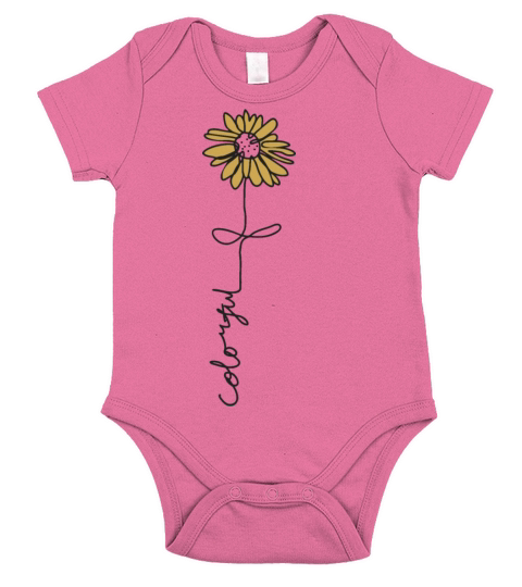 colorful Short Sleeve Baby One-Piece