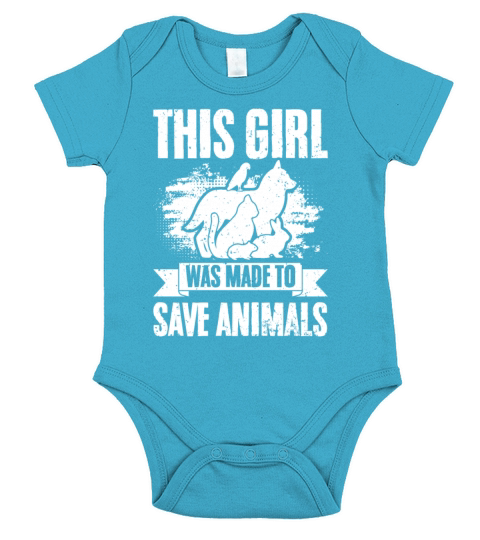 Vintage Veterinary Staff This Girl Was Made To Short Sleeve Baby One-Piece