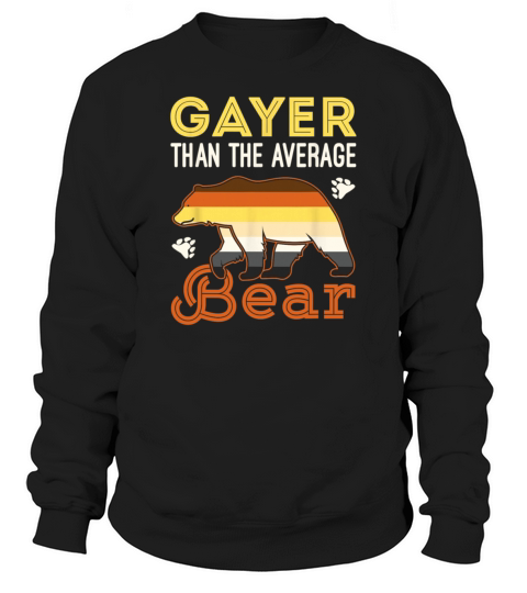 Gay Bear Pride Flag Subculture Men Male LGBTQ Sweatshirt Unisex