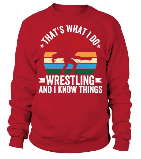 Vintage Wrestling Girl Funny Quote Sweatshirt Unisex