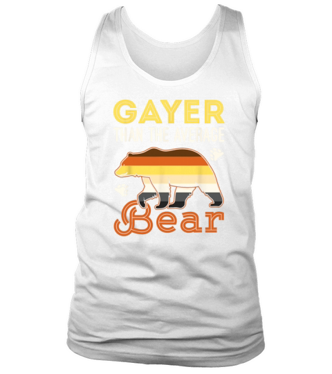 Gay Bear Pride Flag Subculture Men Male LGBTQ Tank Top Unisex