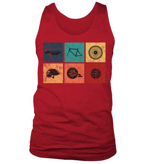 Vintage Bicycle Parts Tank Top Unisex